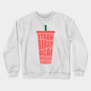 Strawberry Acai Refresher Light Ice Crewneck Sweatshirt